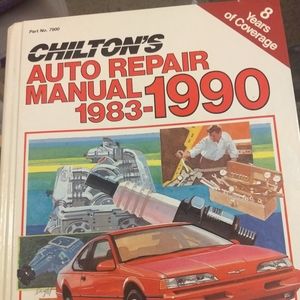 Chilton's Auto Repair Manual 1983-1990